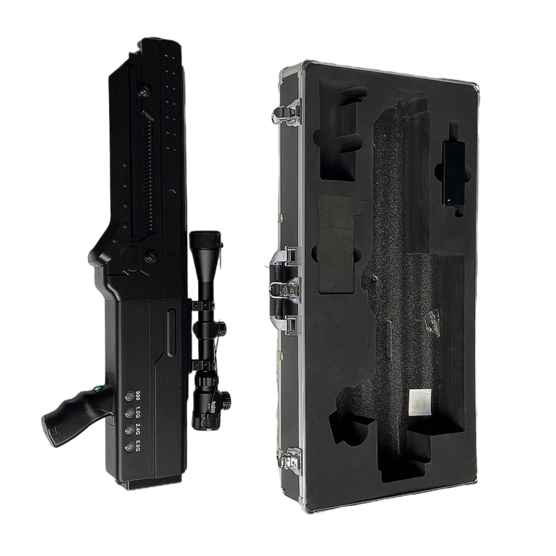  礼泉手持便携式枪型低空防御反制四通道A型