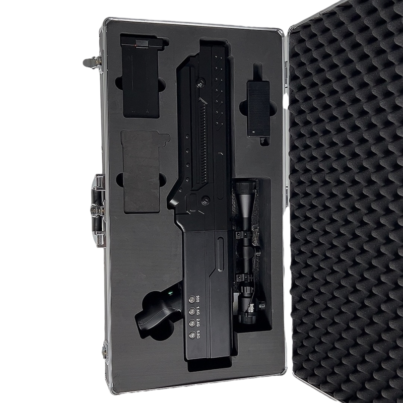  礼泉手持便携式枪型低空防御反制四通道B型