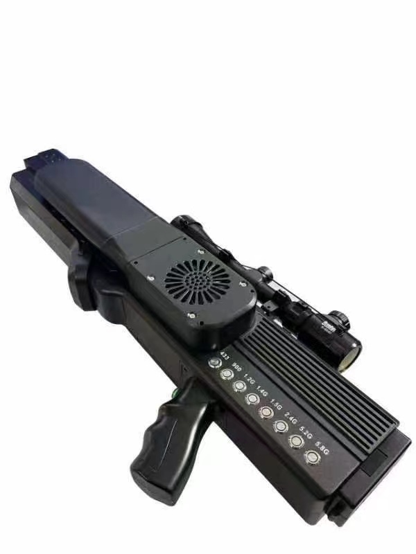  礼泉手持便携式枪型低空防御反制八通道